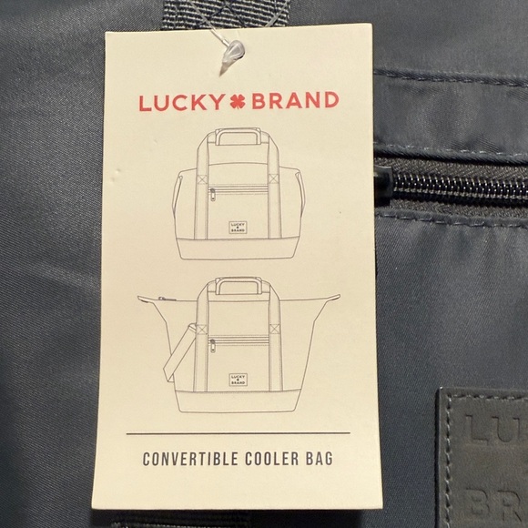 Lucky Brand Dark Grey Convertible Cooler Bag - Picture 2 of 9